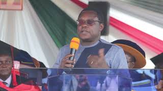 Bungoma Governor Kenneth Lusakas Speech during Kibabii University 8th Graduation Ceremony [upl. by Rockwood]