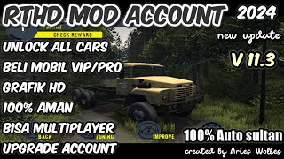 RTHD MOD APK 2024 Unlock all Cars Unlock Mobil VIPPROUpgrade Account 100 Work [upl. by Sibelle]