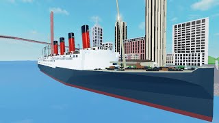 Roblox Ship Simulator LUSITANIA SINKS [upl. by Dorran]