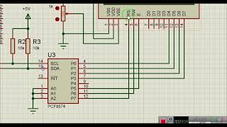 Programmed in Bascom 8051 with AT89C1051 i2c LCD16x1 [upl. by Assehc]