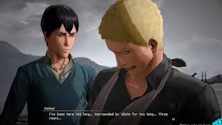 Attack on titan 2 Reiner and Bertholdt reveal cutscene music edit Full version [upl. by Liebowitz]