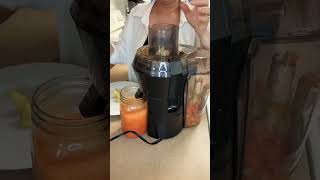 Liver Reset 😀 carrots Green apples  lemon  and ginger health detox health recipe heal [upl. by Nerek]