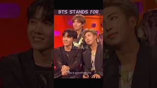 BTS stands for  bts btsshorts btsedits btsarmy kpop [upl. by Aletse]