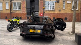 WORLD’S LOUDEST Ferrari 812 Superfast With Novitec amp Capristo Exhaust [upl. by Nywrad843]