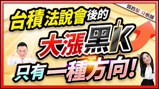 【台積法說會後的大漲黑K 只有一種方向 】20241018字幕版 [upl. by Normi]