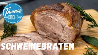 Saftiger Schweinebraten  alles was du über Braten wissen musst [upl. by Ahsyekat2]