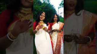 Bochor Bochor Aste Hobe Tomay Durga Maa shorts dance durgapuja madhumitamondal [upl. by Maziar]