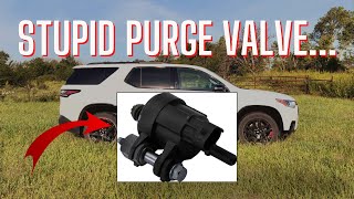 2019 Chevy Traverse Purge Valve Replacement  Full Tutorial [upl. by Eelahc]