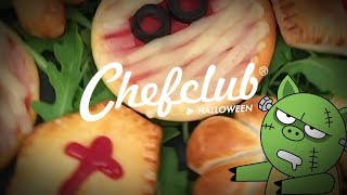 Une tête de mort pour l’apéro   3 idées de recettes halloween façon CHEFCLUB [upl. by Alohcin]