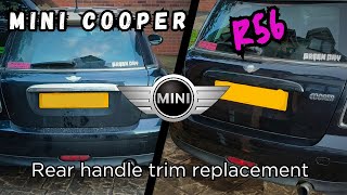 Mini Cooper R56 Rear Hatch Handle Replacement [upl. by Camus]