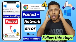 Failed  network error google chrome fix  download failed problem in chrome [upl. by Acinimod297]