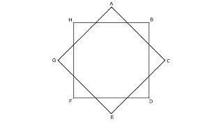 Estrella de 8 puntas  Octógono estrellado de orden 2 [upl. by Iggam298]