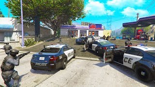 WATCHING A 5 STAR ROBBERY HAPPEN LIVE INSANE  GTA 5 THUG LIFE 270 [upl. by Nhguahs342]