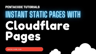 INSTANT Static Pages React nextjs with Cloudflare Pages [upl. by Einomrah546]