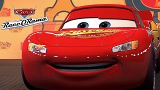 Cars Race O Rama Lightning McQueen amp Chick Hicks GameplayFull HDGerman 09 [upl. by Aidne]