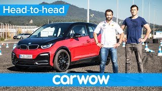 New BMW i3s 2018 review  why electric cars can be fun  Head2Head [upl. by Enier680]