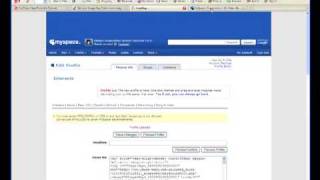 How to make a awesome myspace layout Part 3 [upl. by Yleme421]
