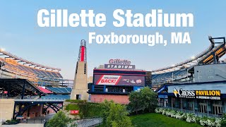 Gillette Stadium  Foxborough MA  New England Patriots Places to Visit in Massachusetts [upl. by Ellenij]