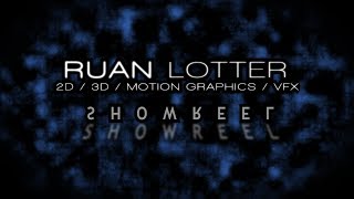 Ruan Lotter  VFX and Motion Graphics Showreel [upl. by Rimisac178]