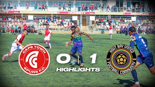 Highlights Cape Town Spurs vs HBUFC  ABC Motsepe League [upl. by Oicanata]