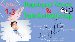 Matriculation Chemistry  Topic 13 Homologous Series amp Functional Group [upl. by Winton]