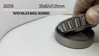 30206 Tapered Roller Wheel Bearings [upl. by Eitra]