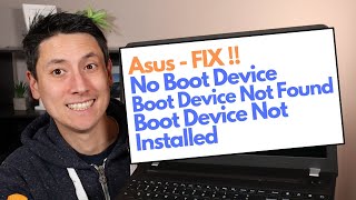 How To Fix Asus No Boot Device Boot Device Not Found or Installed Error Fix [upl. by Skylar238]