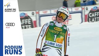 Viktoria Rebensburg  Ladies SuperG  Lake Louise  3rd place  FIS Alpine [upl. by Bradlee]