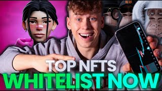 BIGGEST UPCOMING NFT PROJECTS IM TRYING TO GET WHITELISTED FOR  MOST HYPED PROJECTS 2022 [upl. by Gobert264]