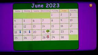 Starfall The quotJune 7 2023quot Calender [upl. by Anirbaz]