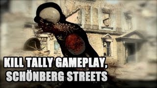 Sniper Elite V2 Kill Tally Gameplay Schönberg Streets [upl. by Dallis200]