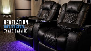 AFFORDABLE Theater Seats with LUXURY Features Revelation Theater Seating by Audio Advice [upl. by Ardnassela]