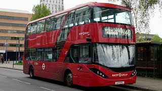 London Bus Route X140  Heathrow to Harrow  Subtitles [upl. by Bohrer]