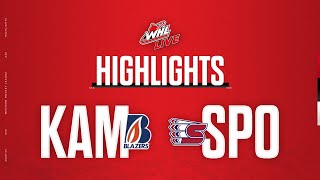 Kamloops Blazers at Spokane Chiefs 1111  WHL Highlights 202324 [upl. by Coleman]