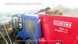 SILOKING SelfLine Compact 40 161213 Futtermischwagen im Einsatz [upl. by Gavrila]