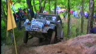 2 Citroen 2CVs in Off Road Trial Competition [upl. by Nolyarg84]