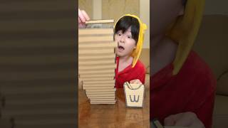 KNOCK DOWN A CARDBOARD POTATO TOWER！asmr [upl. by Nasia]