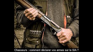 Comment déclarer vos armes sur le Système dInformation des Armes des Chasseurs [upl. by Jacobah]