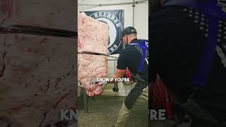 Cracking the seal on a Tajima Wagyu cow 🤤 shorts [upl. by Dnomsad]