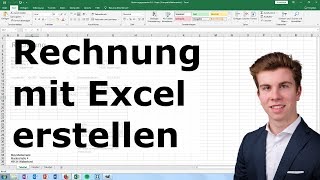 Rechnung mit Excel automatisch erstellen Für Kleinunternehmer [upl. by Key387]