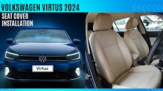 Volkswagen Virtus 2024 Seat Cover Installation  Virtus 2024  Vw Virtus Seat Covers  truFIT [upl. by Ajram823]