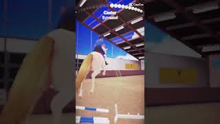 War wieder mit starshine springen selfmade horse equestrian edit [upl. by Akihsal]