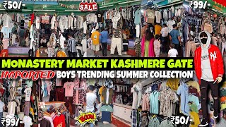 Monastery Market Summer Clothes 2024😍 Kashmere Gate Monastery Market  Best Shopping Market Delhi [upl. by Nykal]