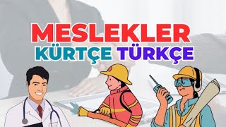 Meslekler Kürtçe  Türkçe [upl. by Eseilenna329]