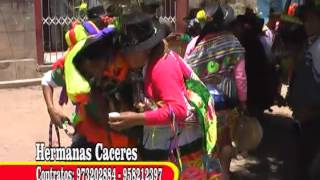 CARNAVAL CON LAS HERMANAS CACERES DE UMAMARCA Tema wasikiman ñampas [upl. by Adirem]