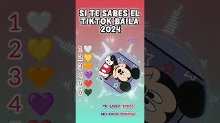 SI TE SABES EL TIKTOK BAILA 2024│Nuevos Trends De TikTok│BAILANDO TIK TOK 2024 tiktok [upl. by Naimad]