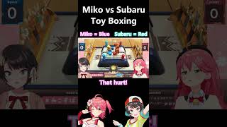 Miko vs Subaru funny Toy Boxing match  51 Worldwide Classics Hololive clip Hololive ホロライブ [upl. by Selena]