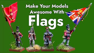 WARGAMING FLAGS Easy Guide for Making Your Miniatures Look Awesome  Historical Models amp Dioramas [upl. by Sirmons]