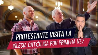 No creerás lo que hizo este protestante al visitar una Iglesia Católica iglesiacatolica [upl. by Oiluj]