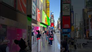 New York City Times Square travel shorts walking [upl. by Dahcir]